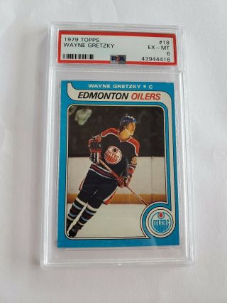 1979 Topps Wayne Gretzky 18 Hockey Card Psa 6