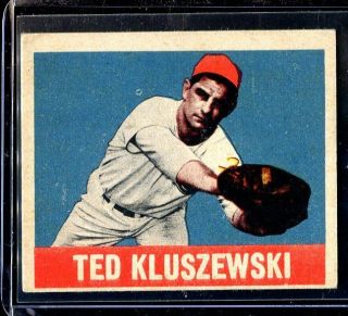 1948 Leaf Ted Kluszewski Rc Rookie Card 38 Reds Ex
