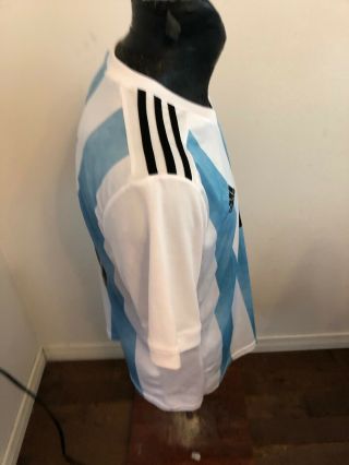 MEN Large Adidas Soccer Football Futbol Jersey Argentina 10 Messi 4