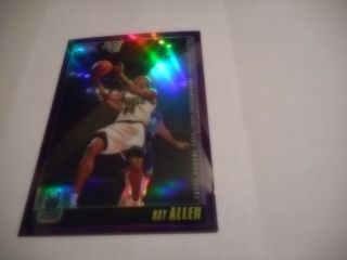 Ray Allen 2000 - 01 Topps Chrome Refractor 37 Milwaukee Bucks Celtics Supersonics