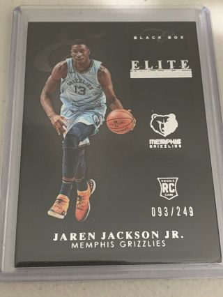 Jaren Jackson Jr 2019 Chronicles Black Box Elite Series Rc 93/249 301