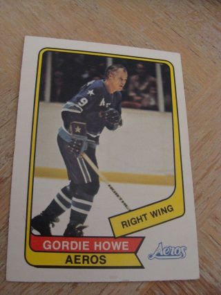 1976 - 77 Opc O Pee Chee Wha 50 Gordie Howe