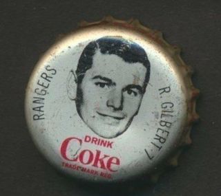R.  Gilbert Hof 1965 - 66 Coke Cap Vintage Coca Cola Nhl Hockey Memorabilia