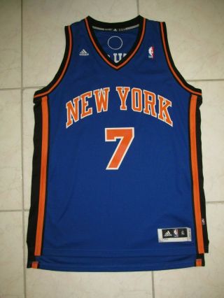 Carmelo Anthony York Knicks Blue Adidas Swingman Jersey Men Xl 2011