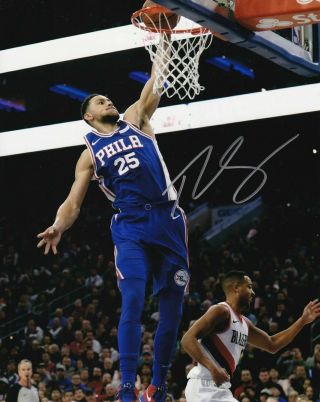Ben Simmons 8x10 Autographed Signed Photo (philly 76 