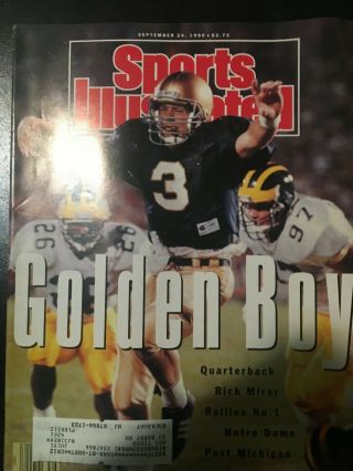 Sports Illustrated September 24,  1990 - Rick Mirer