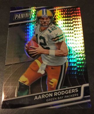 2016 Panini National Vip Gold Party Aaron Rodgers Packers Pulsar Prizm