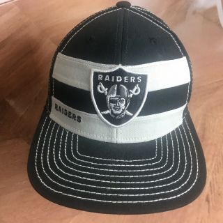 Vintage Oakland Raiders Nfl Spell Out Cap Hat Onfield Reebok