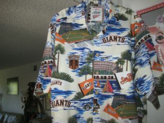 Reyn Spooner San Francisco Giants (xl) Hawaiian Shirt [aloha,  Mlb,  Baseball]