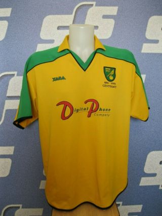 Norwich City 2001/2002/2003 Special Size Xl Xara Football Shirt Soccer Jersey
