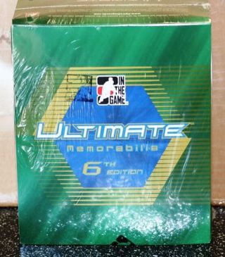 2005 - 06 In The Game Ultimate Memorabilia 6th Edition Hockey Hobby Box