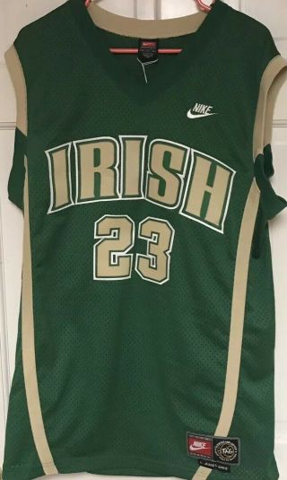 Nike Lebron James 2003 St.  Mary’s Irish High School Jersey,  Men’s M,  Green