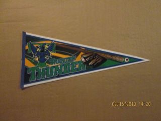 Eastern League Trenton Thunder Vintage 1998 Logo Baseball Pennant