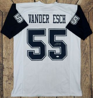 Leighton Vander Esch Signed Pro Style Custom Color Rush Jersey Jsa Authenticated