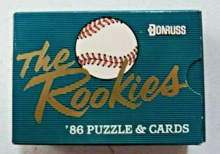Donruss 1986 - The Rookies - (puzzle And Cards) Set,