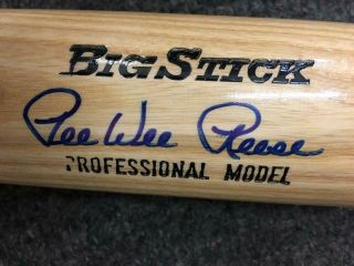Pee Wee Reese Autograph Signed Rawlings Adirondack Bat Auto Jsa Loa Dodgers Hof