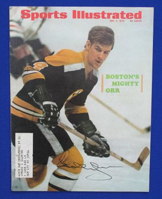 Bobby Orr Hof Bruins Signed Auto May 1970 Sports Illustrated Cover Jsa