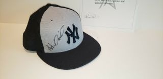 Adam Ottavino York Yankees Game Issued Autograph Mlb Hat All Star