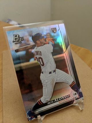 2019 Bowman Platinum Peter Pete Alonso Rc Card 20 Rookie Mets.  Roy??