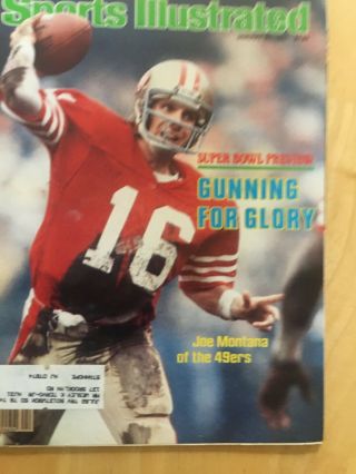 Sports Illustrated January 25,  1982 - Joe Montana