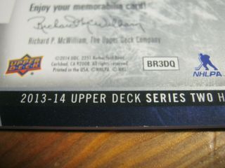 2013 14 Upper Deck Series 2 UD Game Jersey GJ BH Brett Hull - Blues XX 2