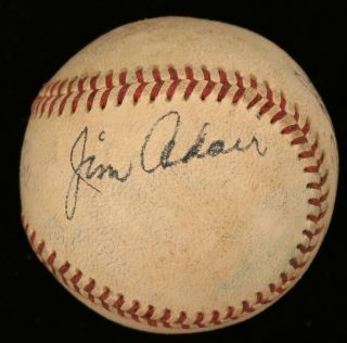 Jim Jimmy Jimmie Adair (d.  1982) Cubs / George Susce (d.  1986) Signed Baseball - Jsa