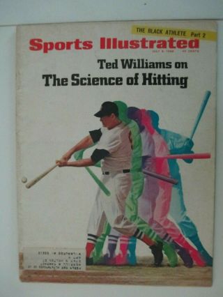Sports Illustrated 7/8/68 Ted Williams On Cover