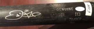Derek Fisher Game Autographed Louisville Slugger Model I13 Baseball Bat Jsa