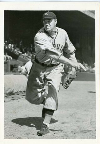 1940 St.  Louis Cardinals Pitcher Bobo Newsom Type 1 Photo 5x7