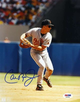 Cal Ripken Jr Psa Dna Hand Signed 8x10 Photo Authentic Autograph Orioles