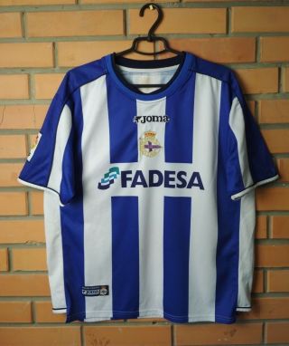Deportivo La Coruna 2002 2003 Football Shirt Home Jersey Soccer Size M/l Joma