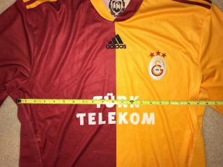 Adidas GALATASARAY SK 2009/10 Home Soccer Jersey Football Shirt Turkey Mens: XL 8