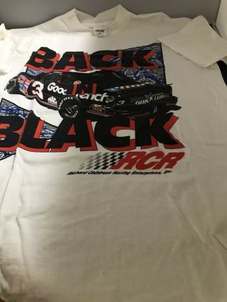 Dale Earnhardt Sr.  Vintage “Back In Black” T - Shirt.  Pre - owned 2