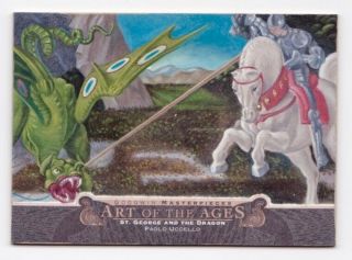 2019 Ud Goodwin Champions 1/1 Art Of The Ages St.  George & The Dragon Uccello