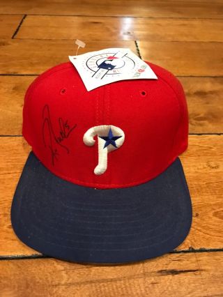 Rob Butler Philadelphia Phillies Era Signed Hat Cap