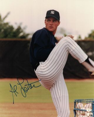 Ny Yankees Al Leiter Signed Autographed 8x10 Photo Mets