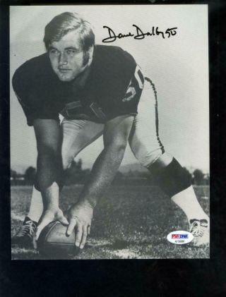 Dave Dalby Oakland Raiders Photo Signed Autograph Auto Psa/dna Football Nfl