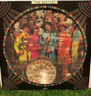 The Beatles Sgt.  Pepper Lonely Hearts Club Band Lp Picture Disc Album 1978