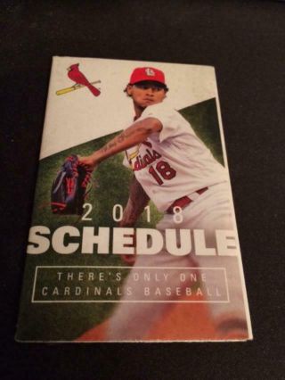 2018 St.  Louis Cardinals Baseball Pocket Schedule Bank Version Carlos Martinez