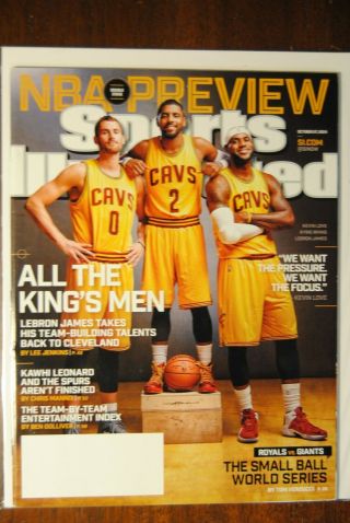 2014 Sports Illustrated - Cleveland Cavaliers Lebron James Kyrie Irving Love