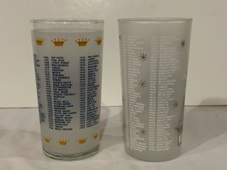 1964 and 1968 Official Kentucky Derby Glasses 5