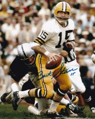 Bart Starr Signed Autograph 8x10 Photo Green Bay Packers