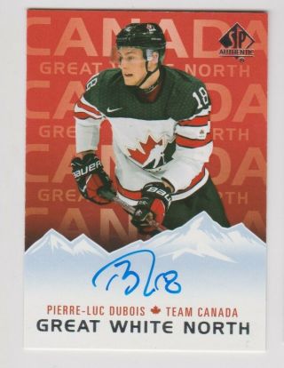 18 - 19 Ud Sp Authentic 17 - 18 Update Great White North Auto - Pierre - Luc Dubois