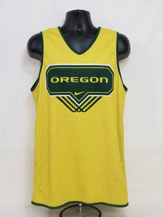 Oregon Ducks Basketball Team - Issued Nike Reversible Scrimmage Jersey Men 