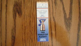 Saint Louis Blues 1988 Stanley Cup Playoffs Ticket Stub