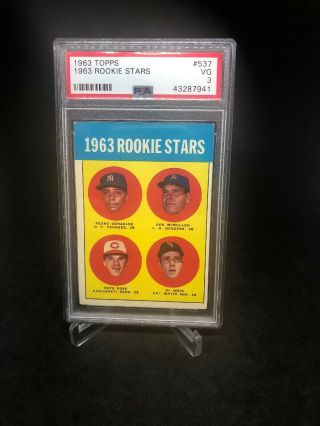 Psa 3 1963 Topps 537 Pete Rose Rookie Stars Looks Like A 4 Or 5 Reds
