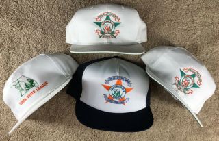 Vintage Florida State League Baseball Hats Snapback Cap All Star Minor League
