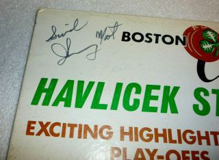 John Havlicek & Johnny Most SIGNED Havlicek Stole The Ball BOSTON CELTICS Album 3