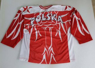 XL Men ' s Poland/Polska Hockey Jersey 2