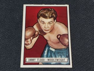 1951 Topps Ringside Boxing Card 4 Jimmy Flood Exmt